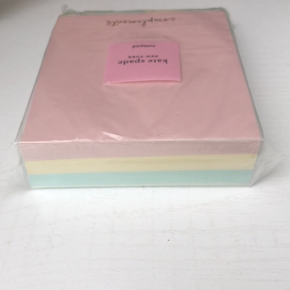 Kate Spade New York -Compliments, Goals, Reminders Stacked Notepad (NWT) - Picture 7 of 7